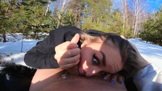 A girl got lost in the forest and was guided by a forester