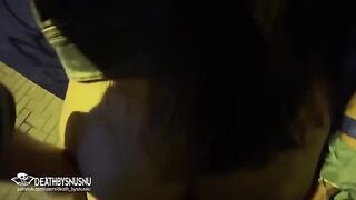 Public sex after a party in Murcia with Spanish girl