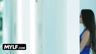 The hot MILF India Summer advised Arielle Faye on sex and got intimate with her boyfriend