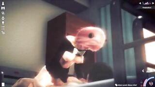 A hot honey girl is trying to seduce her lover in a playful game