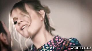 A young and giggly blonde babe gets a sturdy dick from the South