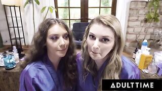 Hair stylists Elena Koshka and Bunny Colby in steamy lesbian sex