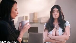 A teacher gave a lesson in intimacy to her student in a steamy SLAYED scene