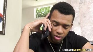 Bella Rolland gets dad's and son's BBCs after the girl breaks up with him