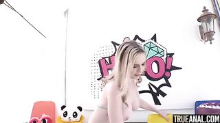Rebel Rhyder gets her tight ass gapped hard in this TrueAnal scene