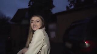 French brunette Alba Lala gets fucked on the street for cash