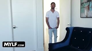 The lucky guy got his balls sucked by the hottest MILF on Mylf