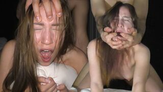 Extremely hard sex with a cute teen college girl, perfectly rough!