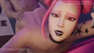 Hentai compilation with the sexiest Fortnite Haze characters