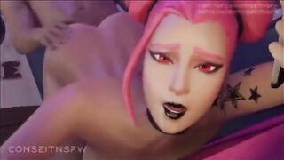Hentai compilation with the sexiest Fortnite Haze characters