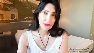 Hot MILF makes a deepthroat blowjob for her stepdaughter's BF