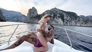 Date night on the boat ends with a bang, the captain got wild