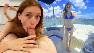 I took my GF Jessica Marie on a boat ride and then we had sex at my place twice
