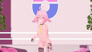 Hentai VTuber experiences anal for the first time in this intense scene