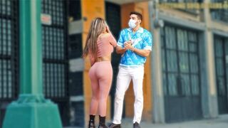 Latina with big ass seduces rich stranger and gets fucked hard
