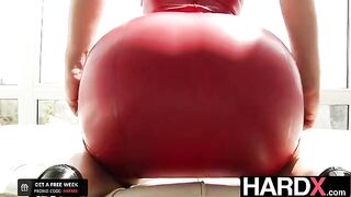 Abella Danger gets her big ass pounded hard in intense DP action