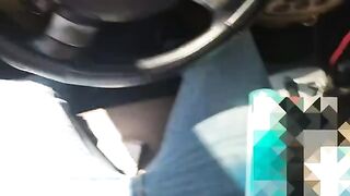 My nosy neighbor caught me jerking off in my car and threatened to tell the residents