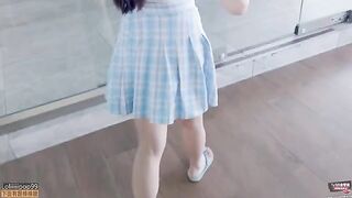 A Chinese girl had a vacation romance with a guy, passion unleashed