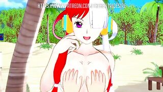 Uta’s dreamlike scene in the One Piece anime series