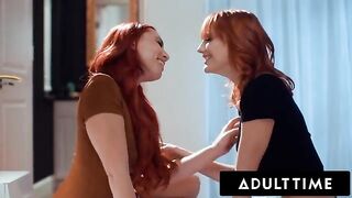 Redhead Kenna James seduces her straight BFF Aidra Fox