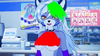 Five Nights at Freddy's Roxanne Wolf gets fucked in a steamy scene