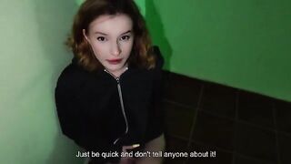 A couple fucked at the door, while the parents were at home