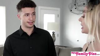 Stepsister asks if he likes her wet pussy