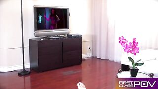 Adriana Chechik is the ultimate slut, making a mess while deepthroating