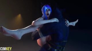 Furry breeding with a hot cat girl in 3D porn wildlife