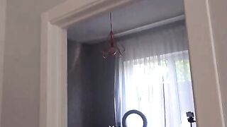 The girl was fucked by an electrician while her husband was away