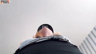 A girl arranged a humble surprise and sat on my face in a police uniform