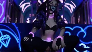 3D Hentai: LoL League of Legends Compilation Ahri Akali Uncensored Cartoon