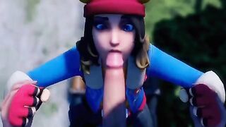 Fortnite compilation of the hottest scenes, where girls get their faces covered in cum!