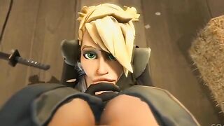 Fortnite compilation of the hottest scenes, where girls get their faces covered in cum!