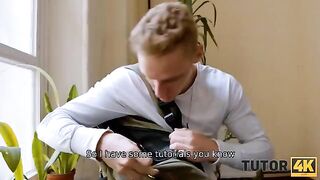 Failed to graduate, but managed to finish in the tutor's mouth