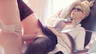 Compilation video of Overwatch Mercy's best moments, brought to life in stunning SFM style