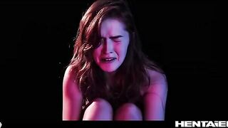 Redhead Jia Lissa gets fucked by an alien in a real-life hentai scene