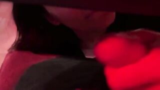 Girlfriend shared and filled with sperm during a college party in this explicit video
