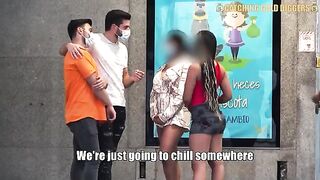 Two hot Mexican teens were picked up at the bus stop for an unforgettable encounter
