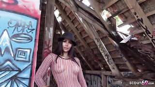 Public casting with Jessy Jey, picked up on the street for raw action