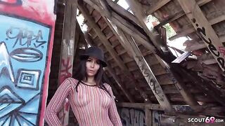 Public casting with Jessy Jey, picked up on the street for raw action