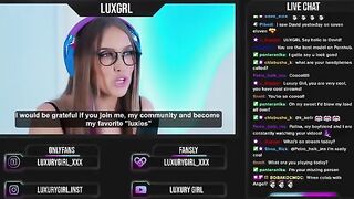 A streamer girl gets fucked in front of her online followers