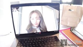 A girl came to the office for a video call and got fucked