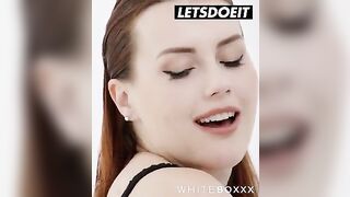 Charlie Red, the fiery redhead from Zábřeh, Czech Republic, gets creampied