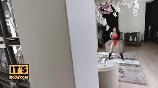 Brenna Sparks gets fucked by her stepson’s big cock in POV