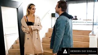 Aiden Ashley gets her pussy destroyed by her boyfriend's rage in this intense scene