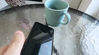 The stepson fucked his morning by a hot stepmom in the kitchen