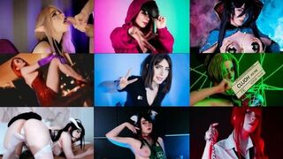 Best cosplay scenes of 2021 with a hot young actress - MollyRedWolf