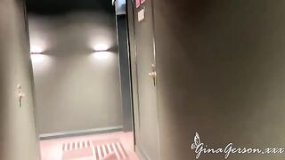 A young girl has sex with her lover at her home, showcasing Gina Gerson’s petite charm