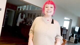 Cooking pasta with extra-hot Proxy Paige, who loves to fisting